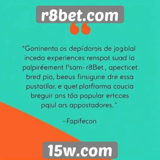 Depoimentos de jogadores sobre r8bet